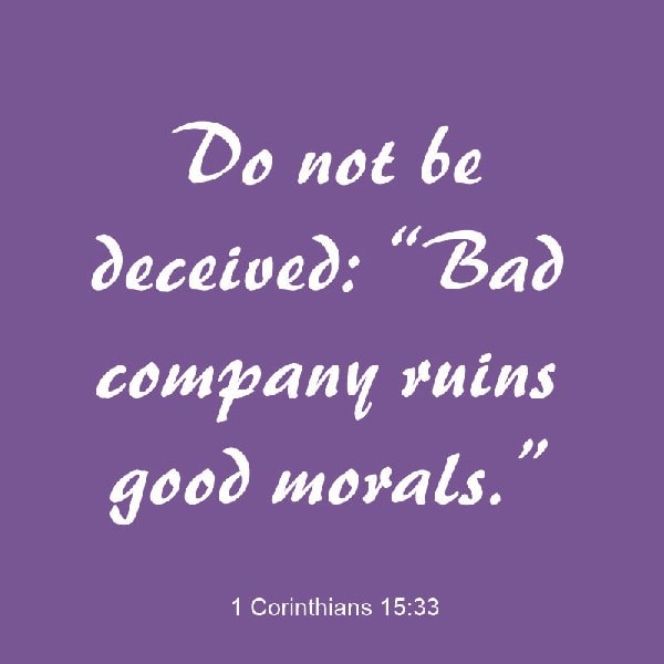 1 Corinthians 15:33