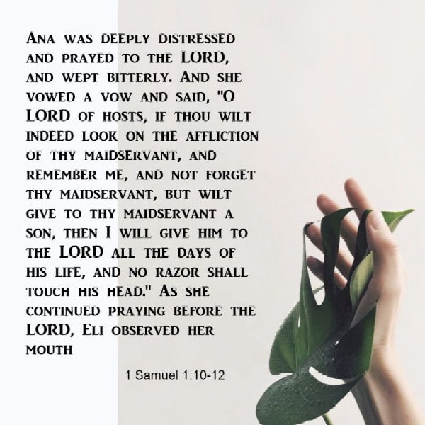 1 Samuel 1:10-12
