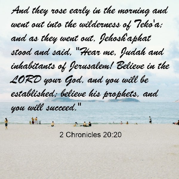2 Chronicles 20:20