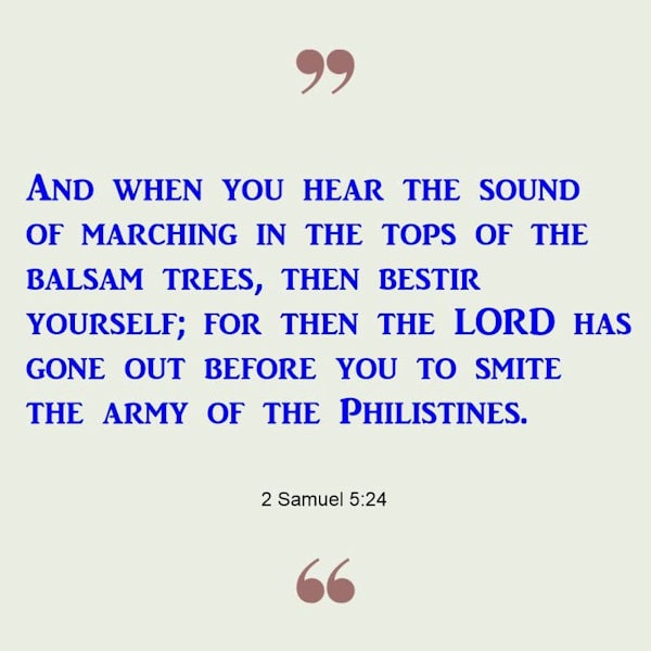2 Samuel 5:24