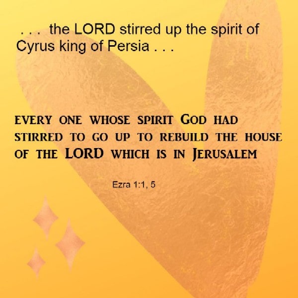 Ezra 1:1 and 5