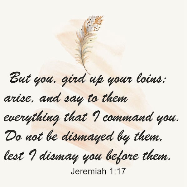 Jeremiah 1:17