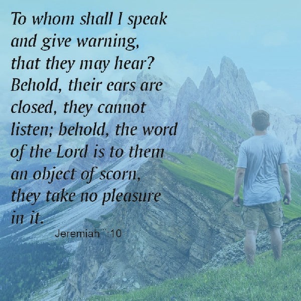 Jeremiah 6:10