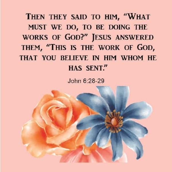 John 6:28-29