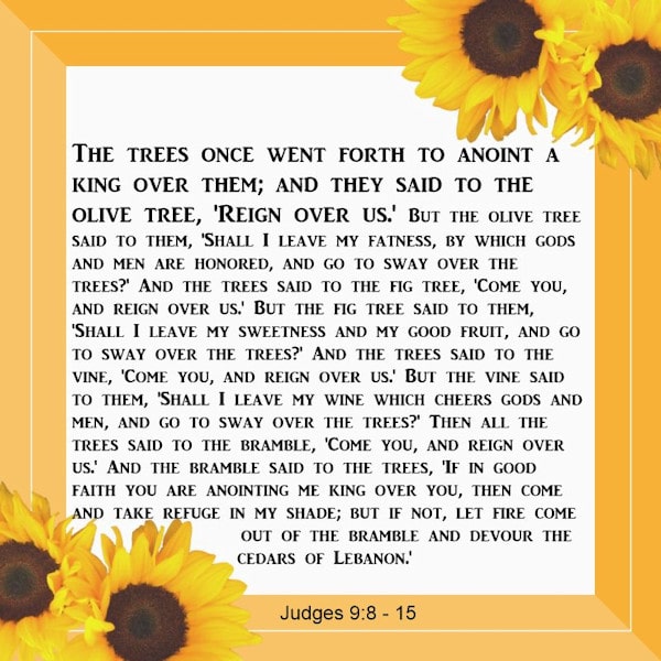 Judges 9:8