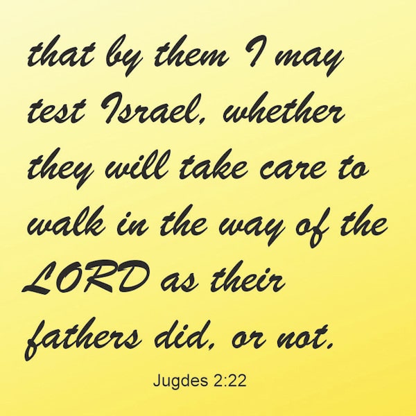 Judges 2:22