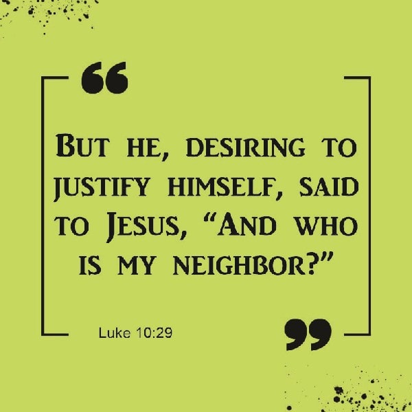 Luke 10:29