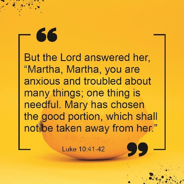 Luke 10:40-41