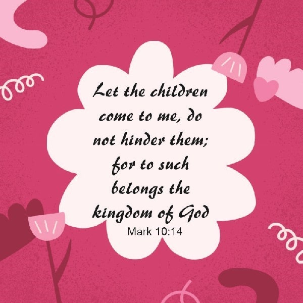Mark 10:16