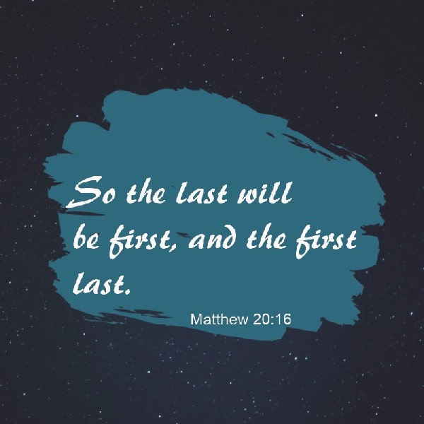 Matthew 20:16