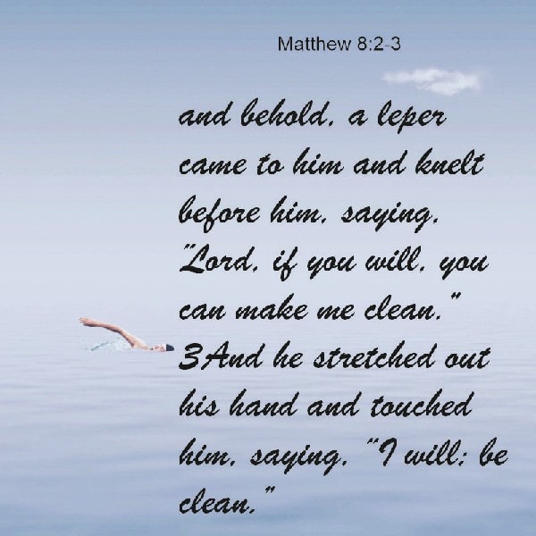 Matthew 8:2-3