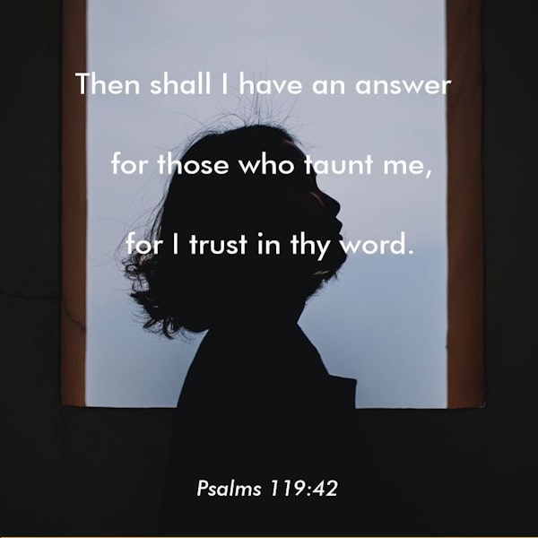 Psalm 119:42