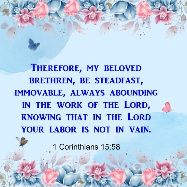 1 Corinthians 15:58