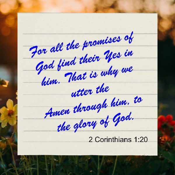 2 Corinthians 1:20