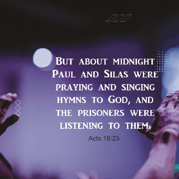 Acts 16:25