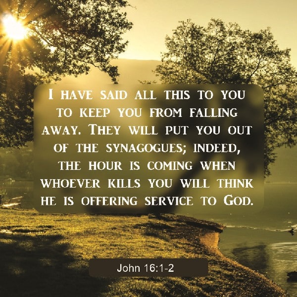 John 16:1-2