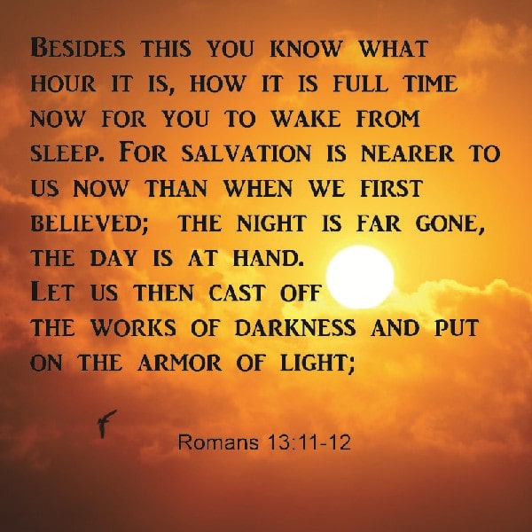 Romans 13:11-12