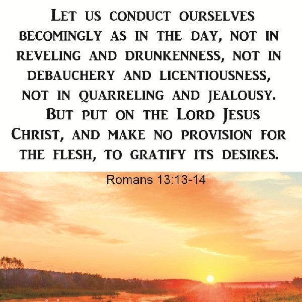 Romans 13:13-14