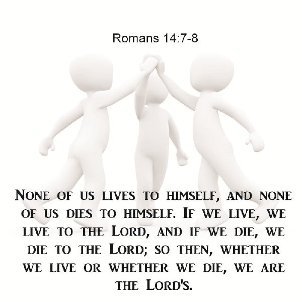 Romans 14:7-8
