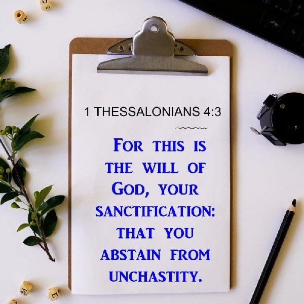 1 Thessalonians 4:3