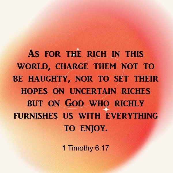 1 Timothy 6:17