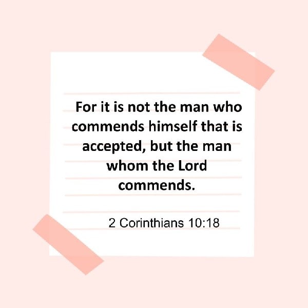 2 Corinthians 10:18