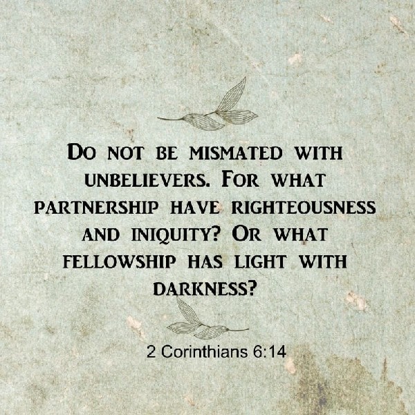 2 Corinthians 6:14