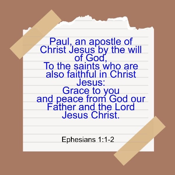 Ephesians 1:1-2