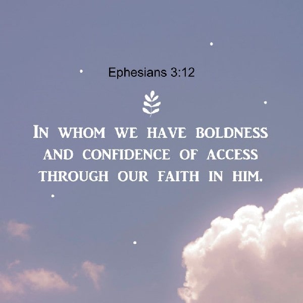 Ephesians 3:12