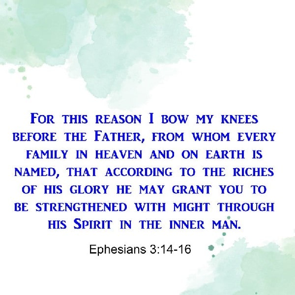 Ephesians 3:14-16