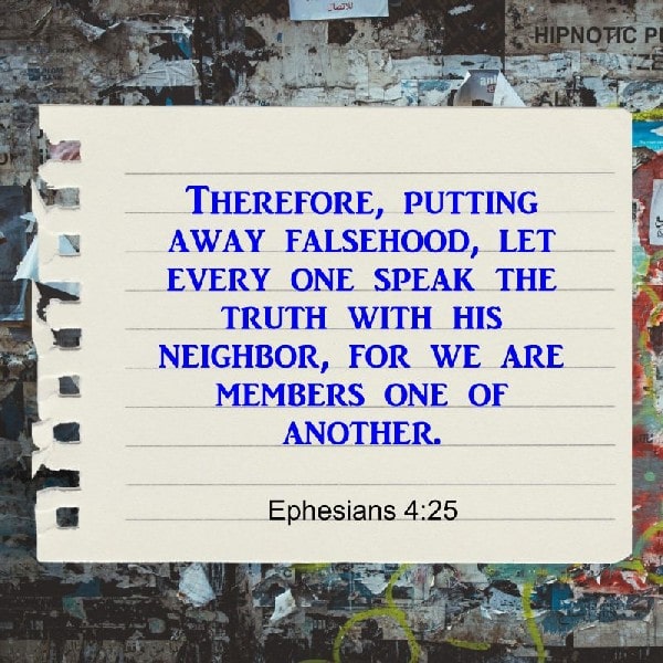 Ephesians 4:25