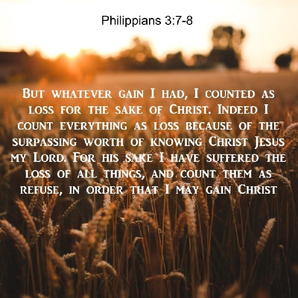 Philppians 3:7-8