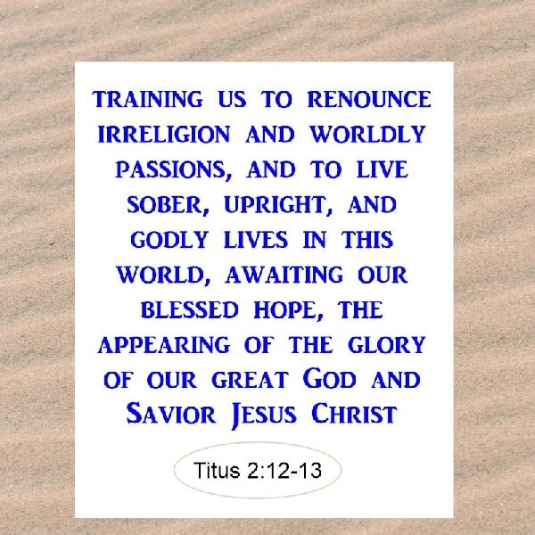 Titus 2:12-13