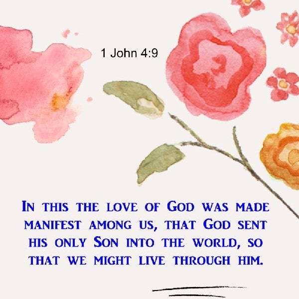 1 John 4:9