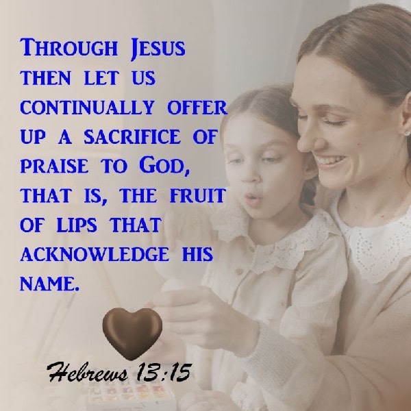 Hebrews 13:15