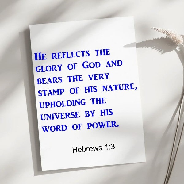 Hebrews 1:3
