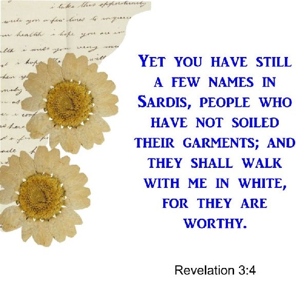 Revelation 3:4