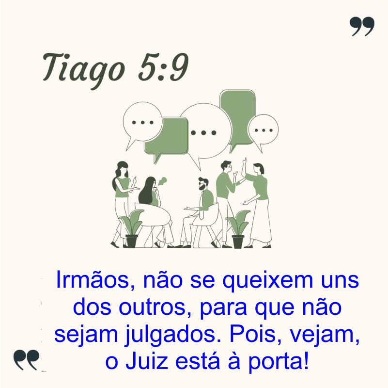 Tiago 5:9