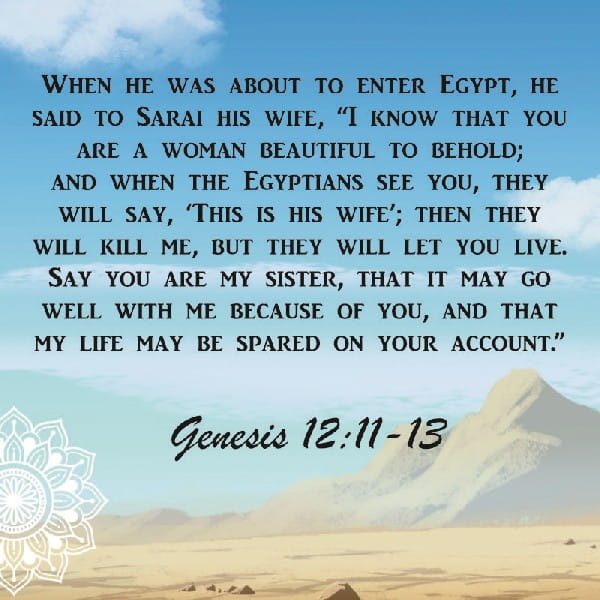 Genesis 12:11-13