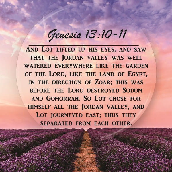 Genesis 13:10-13