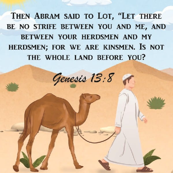 Genesis 13:8-9