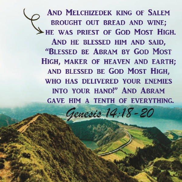 Genesis 14:18-20