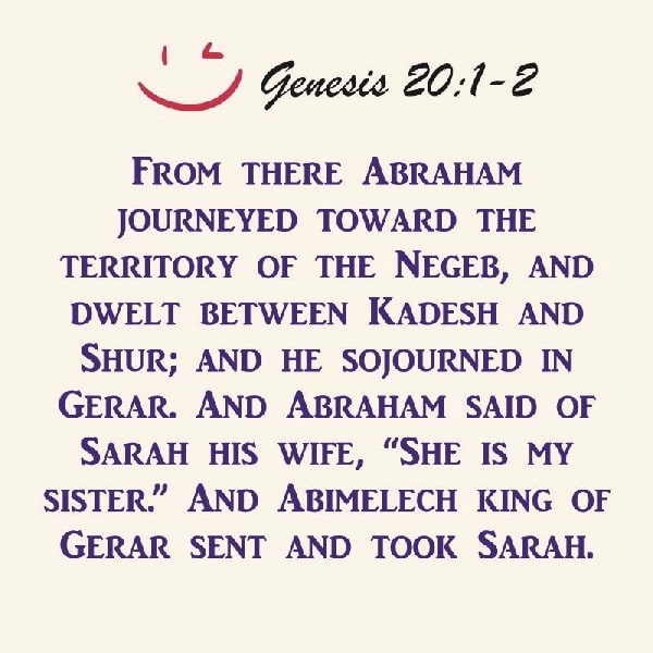 Genesis 20:1-2
