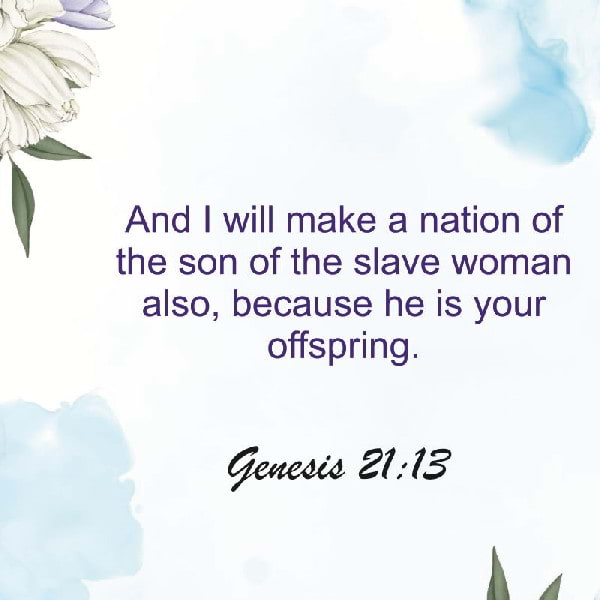 Genesis 21:13-16