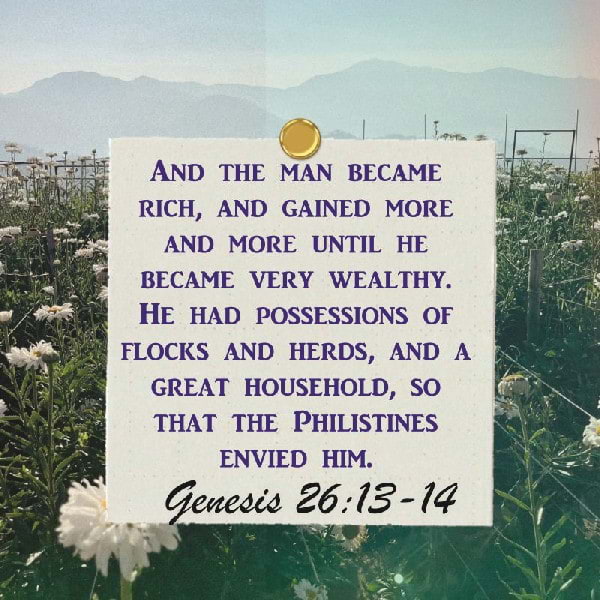 Genesis 26:13-25