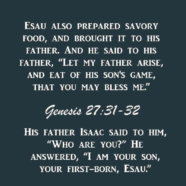 Genesis 27:31-45