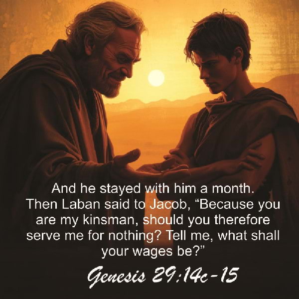 Genesis 29:14c-15