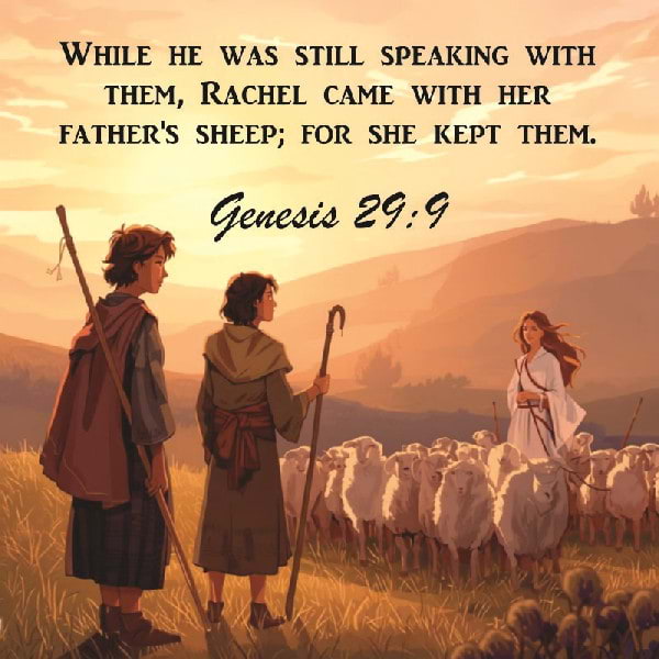 Genesis 29:9-14