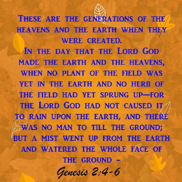 Genesis 2:4-6