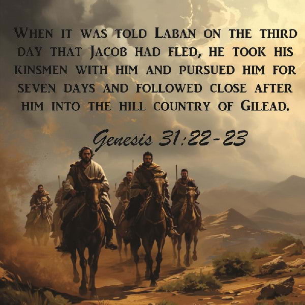 Genesis 31:22-24